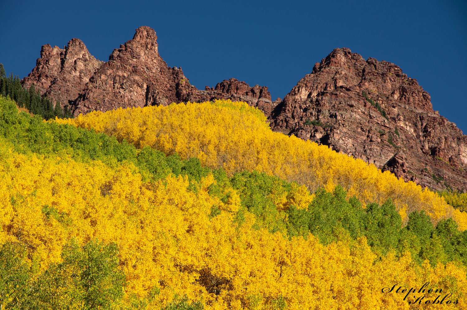 Changing colors at the Bells   Limited Edition of 250