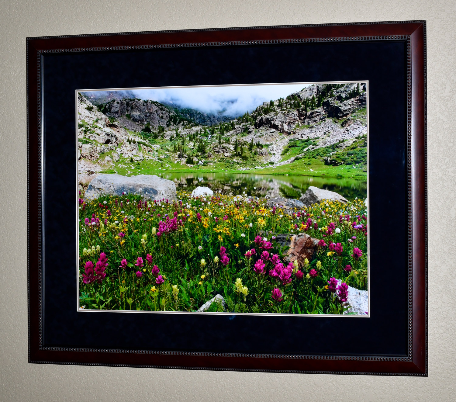The photo dimensions are 24"x32". The frame dimensions are 36"x44".