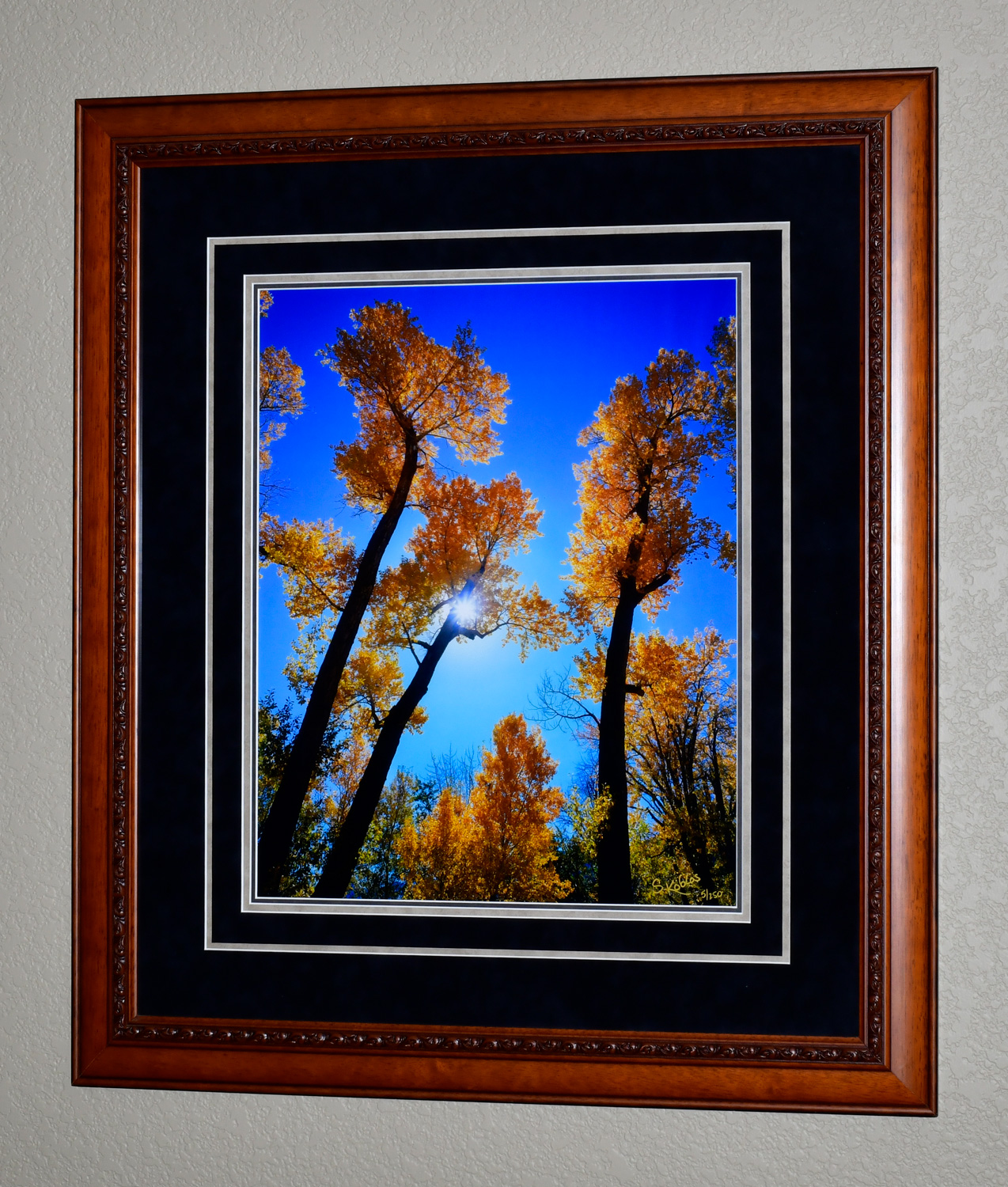 The photo dimensions are 16"x20". The frame dimensions are 28"x32".